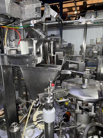 Rotationsbeutelabfüllmaschine / Vakuumversiegelungsmaschine Toyo Jidoki TVP-E3