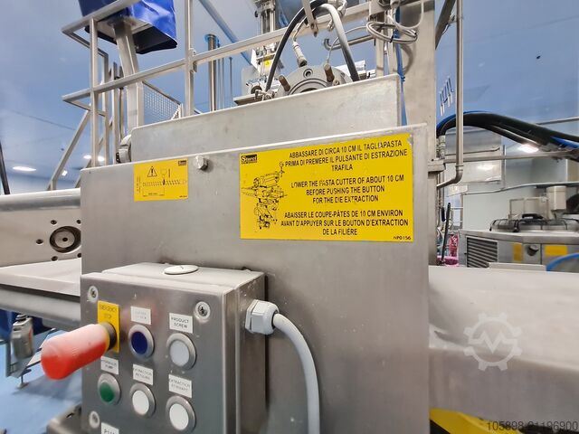 Nudelpresse mit einer Kapazität von 170–720 kg pro Stunde. Unbenutzt. Storci Pressa 135.1-400