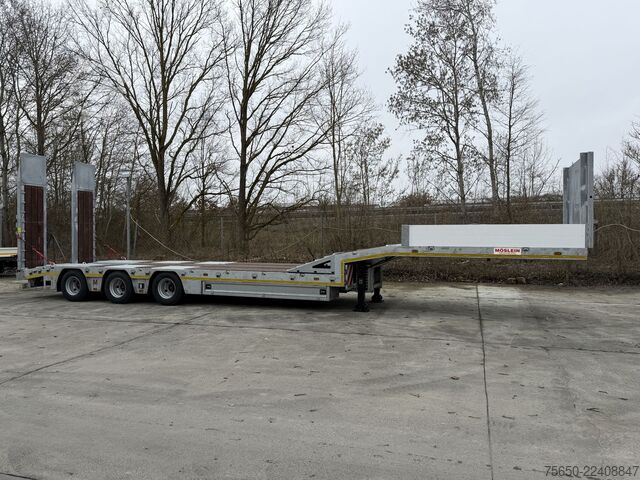 Low loader semitrailer Möslein ST 3  3 Achs Satteltieflader neu