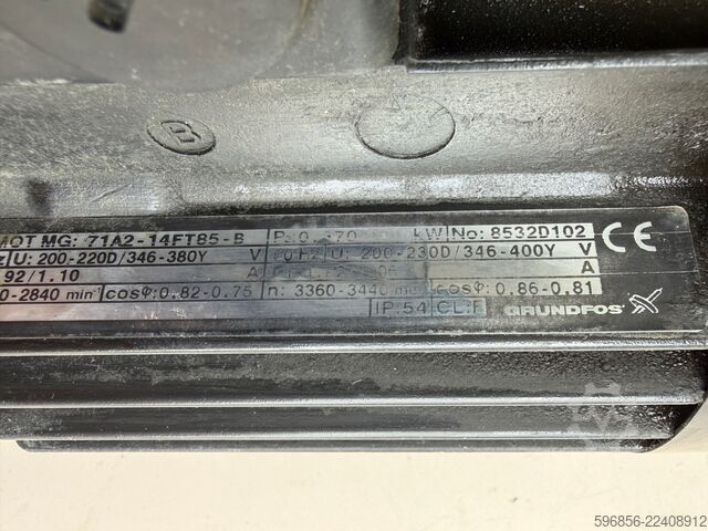  Grundfos SPK2-15/8 MG 71A2-14FT85-B 0,37 kW 15–35 l/min H 23–31 m 3-fazowa Grundfos SPK2-15/8 MG 71A2-14FT85-B 0,37 kW 15–35 l/min H 23–31 m 3-fazowa