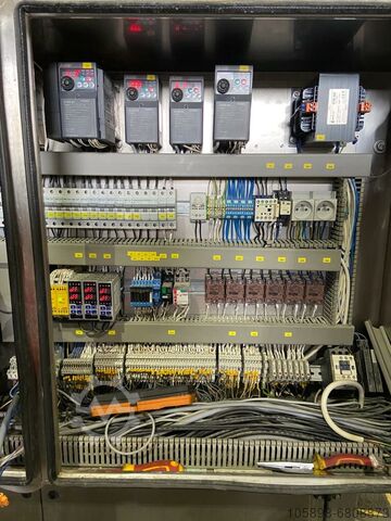 Linear sealing machine for foil pots Pamirex Pamirex FDPm Linea Pak 4LP