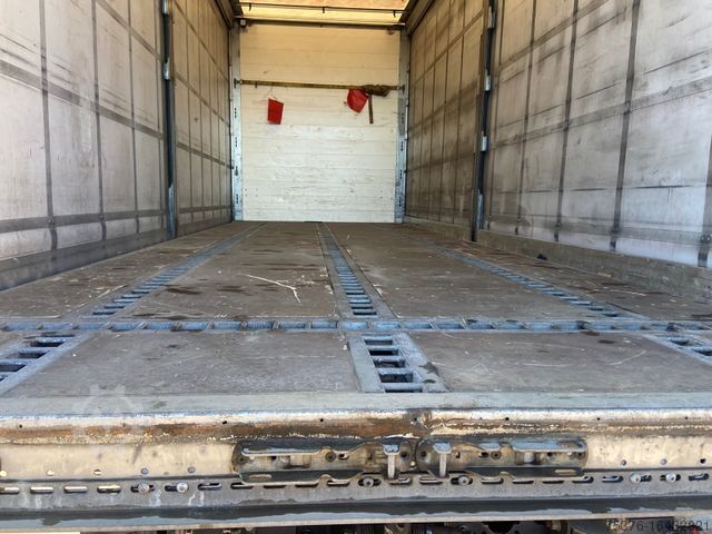 Flatbed truck with tarp MAN TGS 18.330 4x2 Edscha-Verdeck Stahl-Rungen LBW