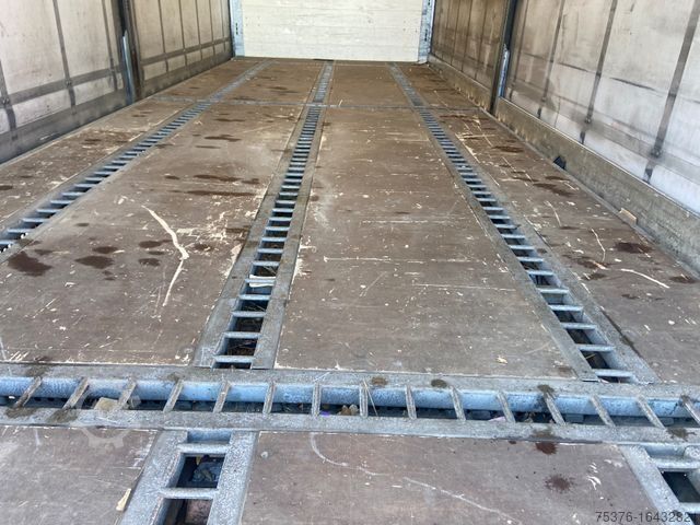 Flatbed truck with tarp MAN TGS 18.330 4x2 Edscha-Verdeck Stahl-Rungen LBW