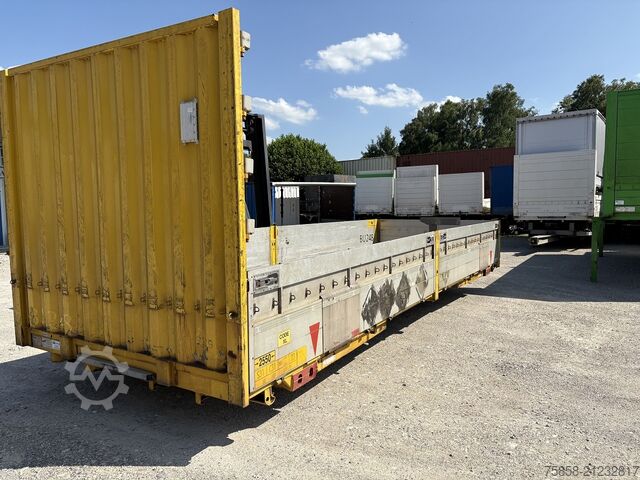 Wechselpritsche offen Krone Baustoff Wechselbrücke 7,45m Türen