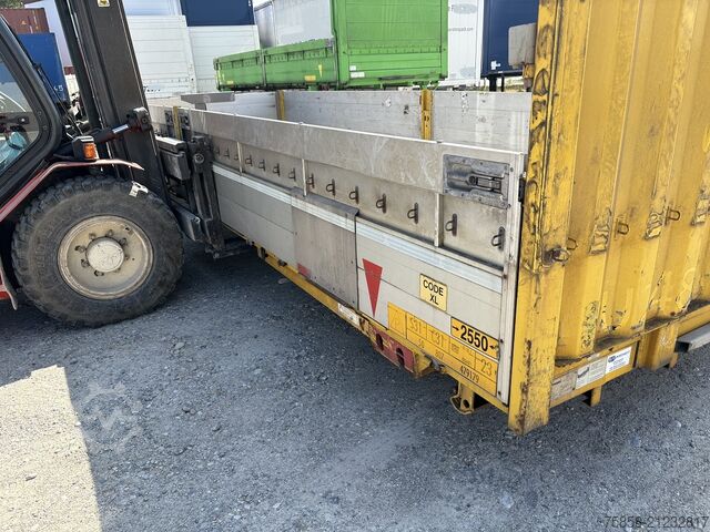 Wechselpritsche offen Krone Baustoff Wechselbrücke 7,45m Türen