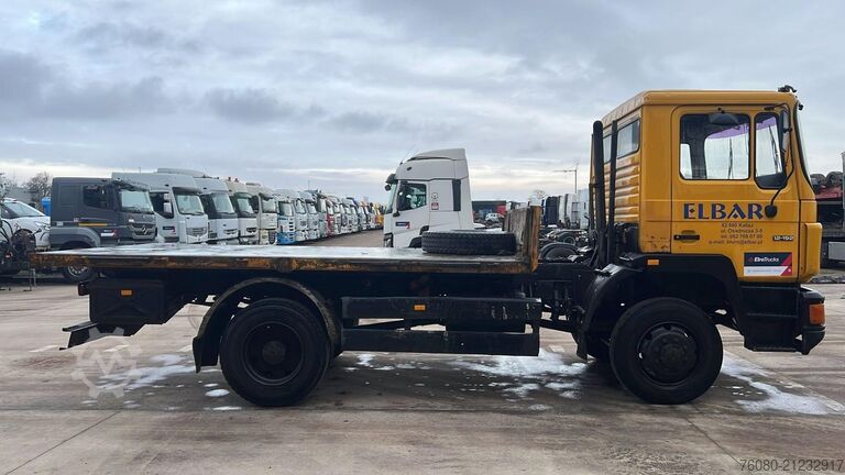 Plattformanhänger MAN 12.192 (MANUAL PUMP / 4X4 / POMPE MANUELLE / GR...