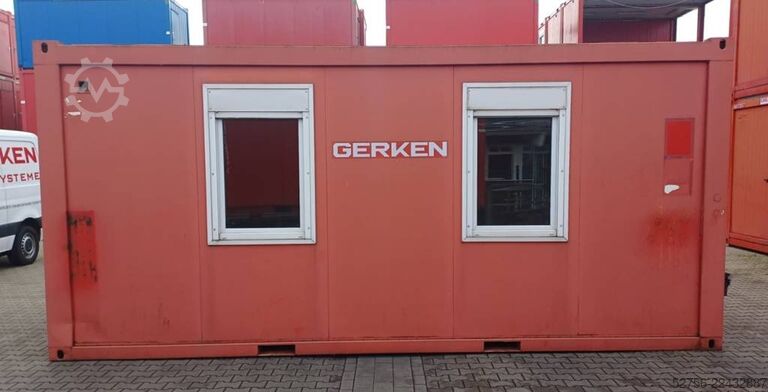 Containertransport  Bürocontainer