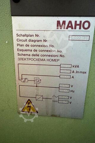 Fräsmaschine MAHO MH 600 W