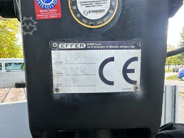 Autokran MAN 12250 mit Effer Crane 65/3S Ladekran