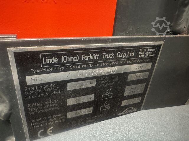 Niederhubwagen Linde MT 15-1133-01 [ID: 335]