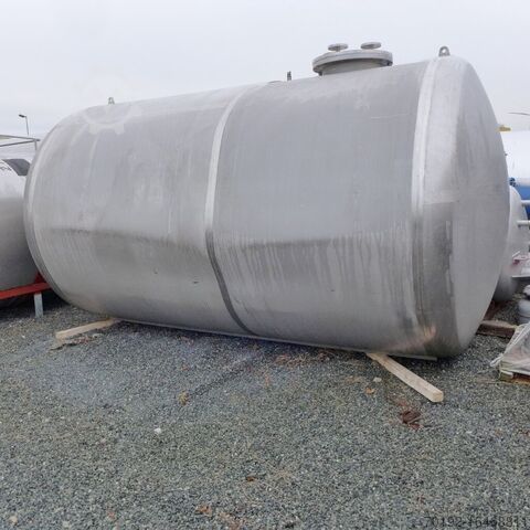 Unused 15000 liter double-walled safety tank made of V2A according to DIN-EN 12285-2