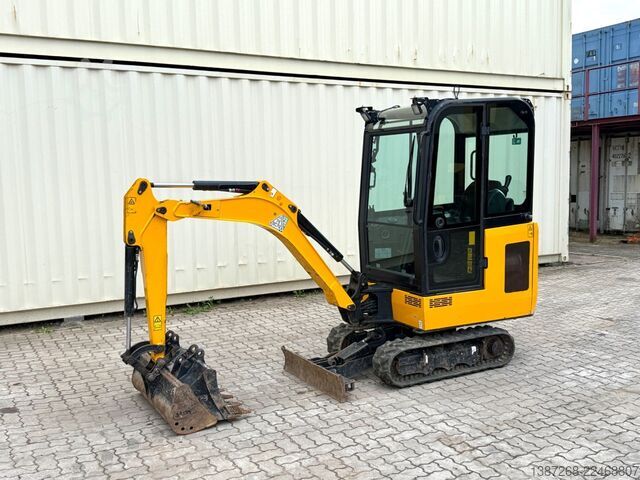 Minibagger JCB 15C-1 / 825 H /  3 x Löffel / Kabine