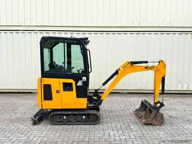 Minibagger JCB 15C-1 / 825 H /  3 x Löffel / Kabine