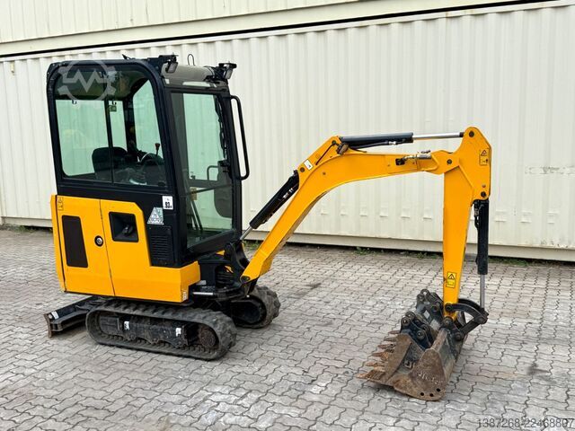 Minibagger JCB 15C-1 / 825 H /  3 x Löffel / Kabine