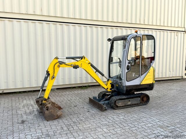 Mini excavator WACKER Neuson ET16 / 2019 BJ / 1.520 H / 3x Löffel