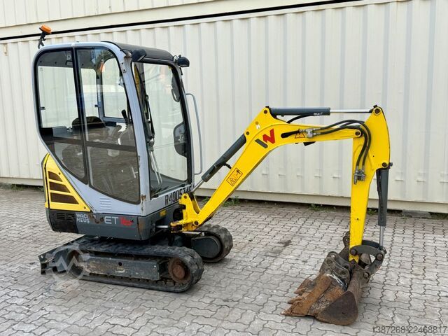 Mini excavator WACKER Neuson ET16 / 2019 BJ / 1.520 H / 3x Löffel