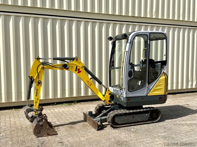 Mini excavator WACKER Neuson ET16 / 2019 BJ / 1.476 H / 3x Löffel