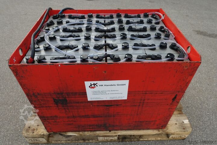 Gabelstapler Staplerbatterie AIM Akku 48V 5PzS625 Din A Trog Solarspeicher