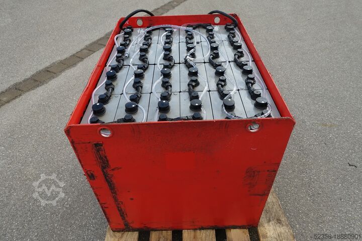 Gabelstapler Staplerbatterie AIM Akku 48V 5PzS625 Din A Trog Solarspeicher
