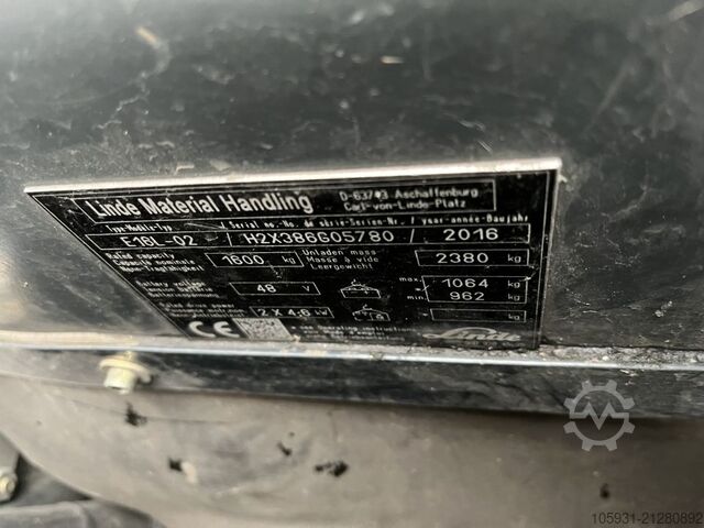 Elektro 3 Rad-Stapler Linde E16L-02