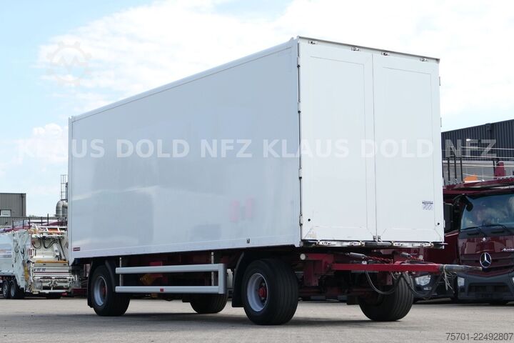 Box trailer SPIER AGL 290 Koffer 47m³ Durchladeeinrichtung LBW