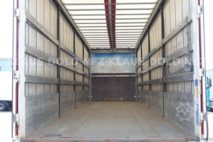 Open semitrailer with tarp KÖGEL S24-1 Pritsche Plane 94 m³ Liftachse safety-roof
