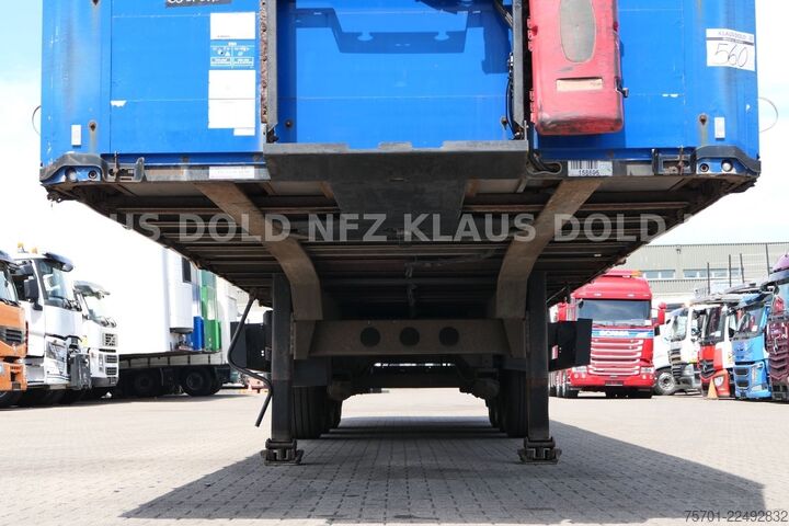 Open semitrailer with tarp KÖGEL S24-1 Pritsche Plane 94 m³ Liftachse safety-roof