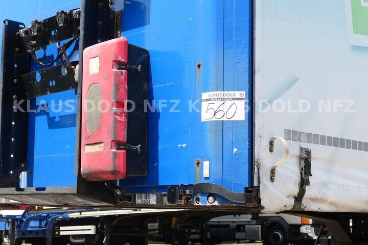 Open semitrailer with tarp KÖGEL S24-1 Pritsche Plane 94 m³ Liftachse safety-roof