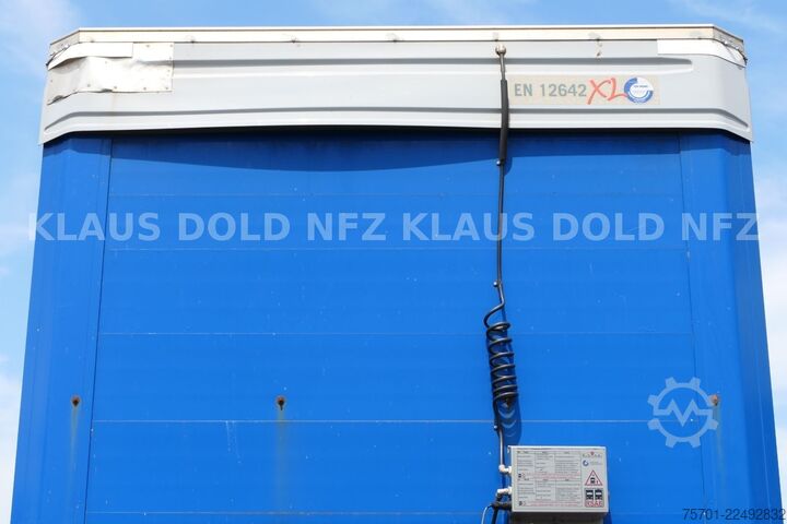 Open semitrailer with tarp KÖGEL S24-1 Pritsche Plane 94 m³ Liftachse safety-roof