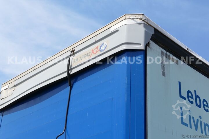 Open semitrailer with tarp KÖGEL S24-1 Pritsche Plane 94 m³ Liftachse safety-roof