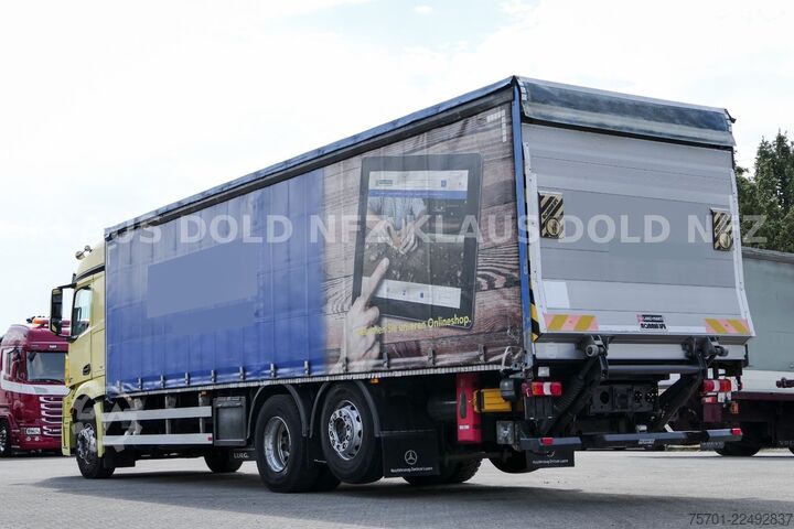 LKW mit Pritsche & Plane MERCEDES-BENZ Actros 2542 Pritsche Plane Kamera LBW EU6