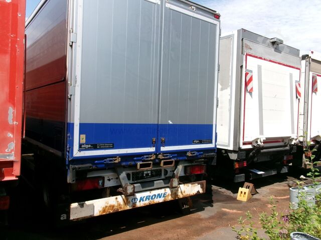 Box trailer KRONE 2 Achs Schwenkwand*7,3 m*Staplerhalter*BPW*Luft