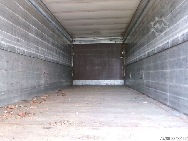 Box trailer KRONE 2 Achs Schwenkwand*7,3 m*Staplerhalter*BPW*Luft