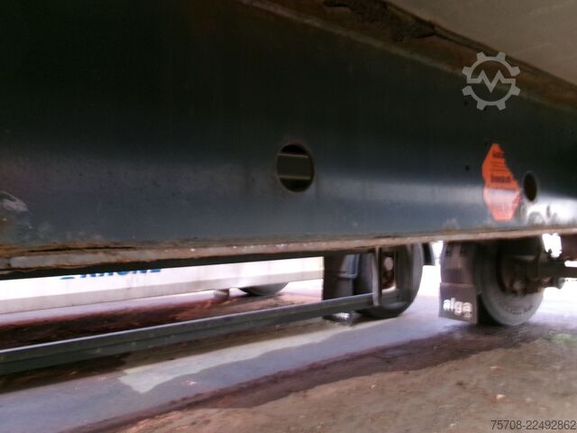 Box trailer KRONE 2 Achs Schwenkwand*7,3 m*Staplerhalter*BPW*Luft