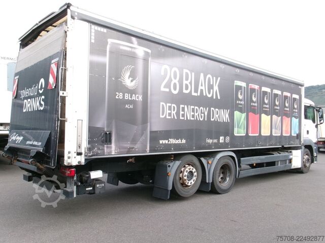 LKW mit Pritsche & Plane MAN 26.360 TGs*9 m SafeServer*2,5 to LBW*Lift/Lenk