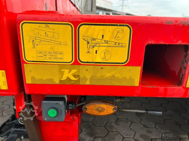 Tieflader-Sattelauflieger KÄSSBOHRER tele Tieflader mit hydr. Schwanenhals