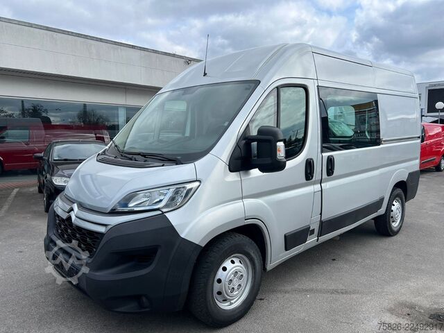 Kastenwagen hoch Citroën Jumper 35 L2H2*1.Hand*Kamera*2*Schiebetür*AHK*