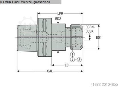 Werkzeugaufnahme SANDVIK COROMANT Roating Holderseco Adapter