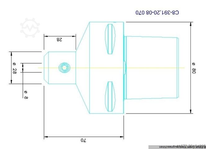 Werkzeugaufnahme SANDVIK COROMANT Adapter Weldon