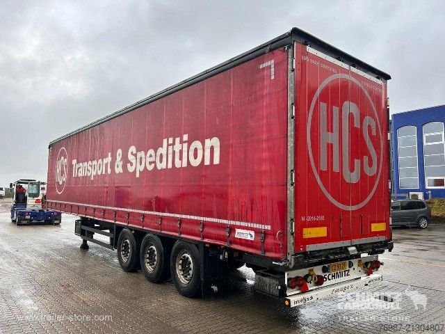 Open semitrailer with tarp Schmitz Cargobull Curtainsider Standard