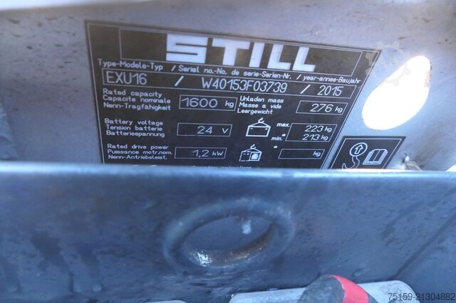 Niederhubwagen still EXU 16 Batterie 29/2020