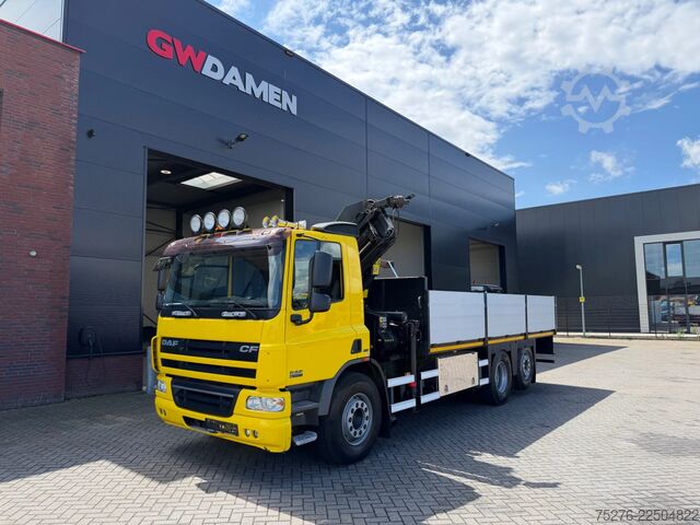 Crane truck DAF CF 75.310 6x2 Palfinger PK 16502 Euro 5