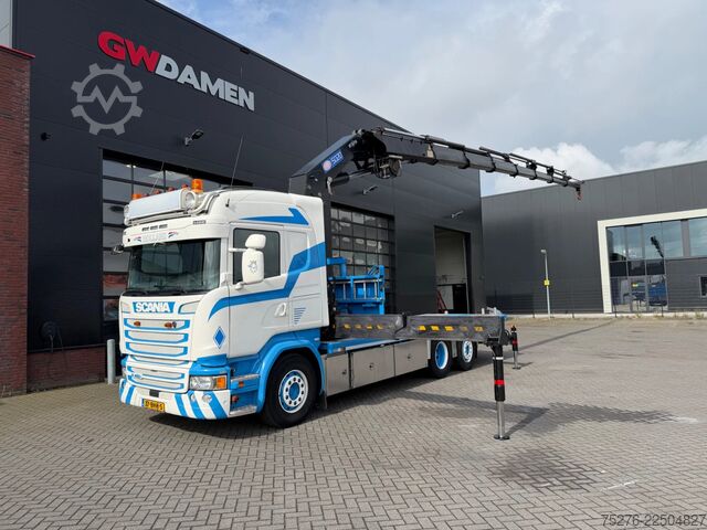 Crane truck Scania R450 6x2 HMF 5020-K7+2 ,Winch Euro 6