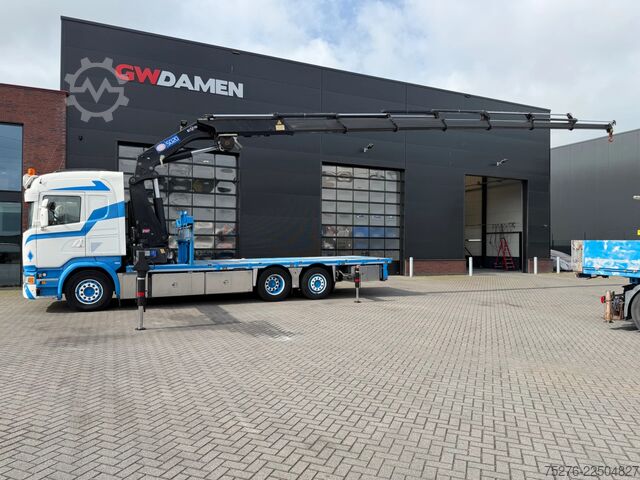 Crane truck Scania R450 6x2 HMF 5020-K7+2 ,Winch Euro 6