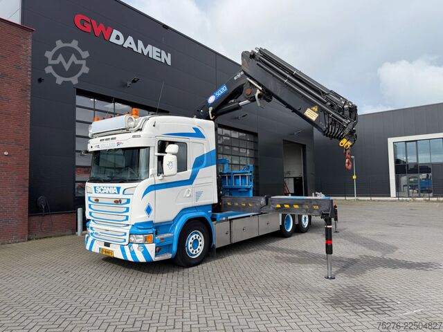 Crane truck Scania R450 6x2 HMF 5020-K7+2 ,Winch Euro 6
