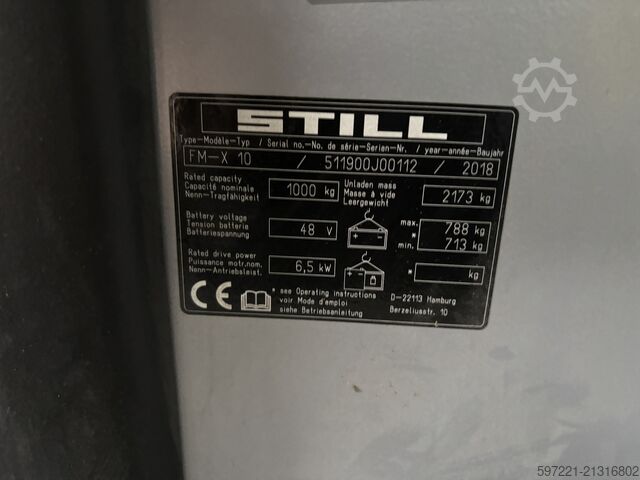 Schubmaststapler Still FM-X10 Res M.W. 05.26