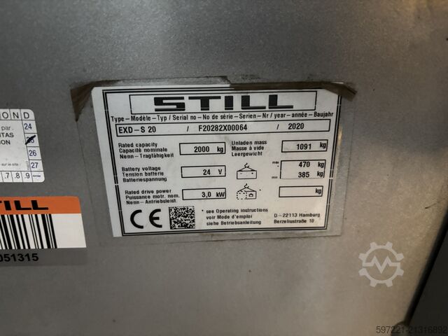 Palettenstapler Still EXD-S 20