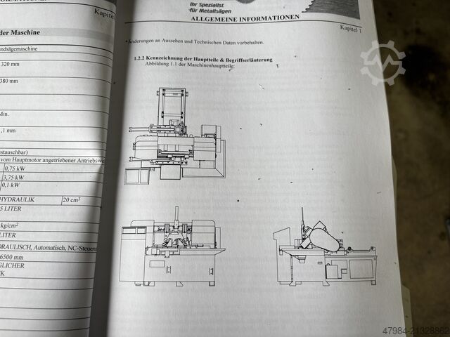 Automatic metal bandsaw COSEN C-320 NC