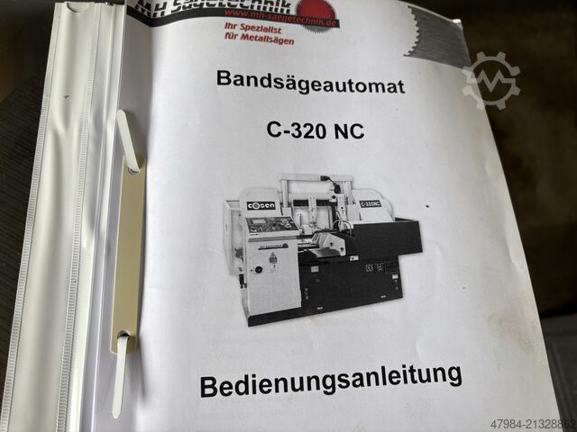 Automatic metal bandsaw COSEN C-320 NC