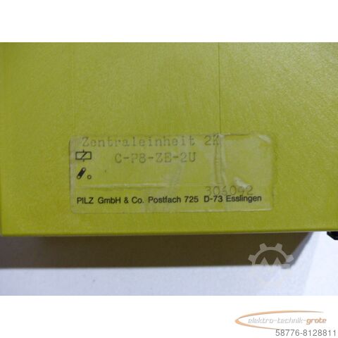 Component Pilz C-P8-ZE-2U Zentraleinheit 2K .: 306092